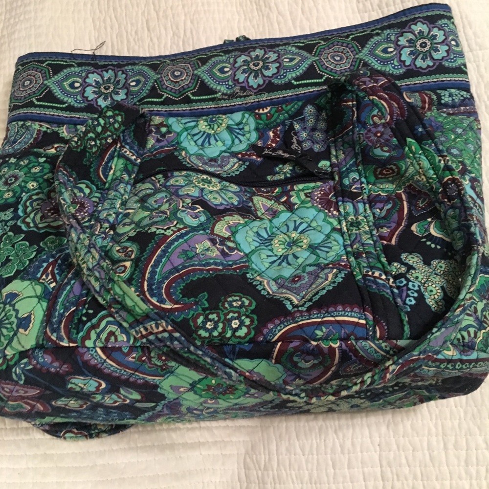 Vera Bradley tote! EUC! Cute turquoise colors!!